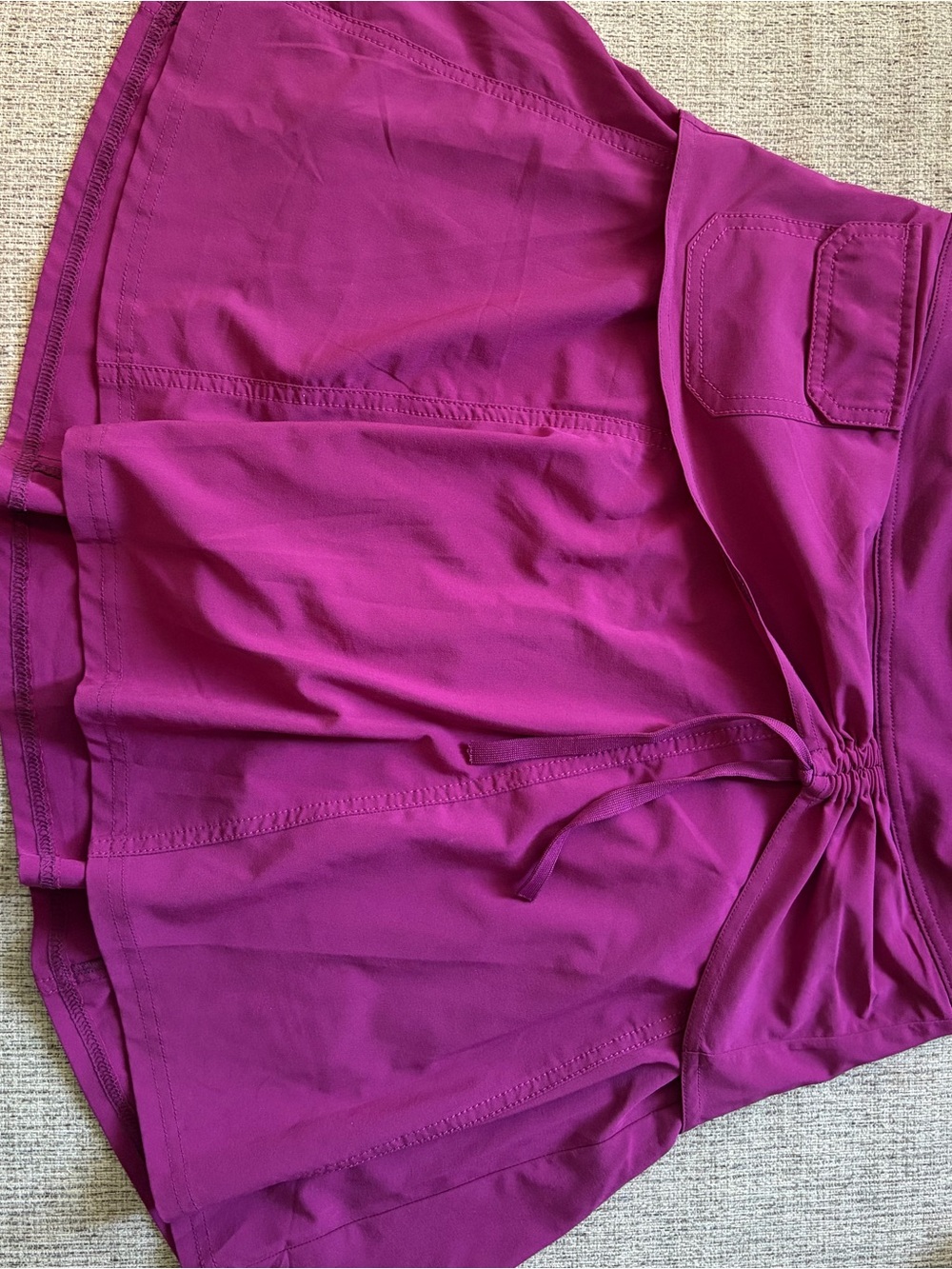 Athleta Magenta Drawstring Skort